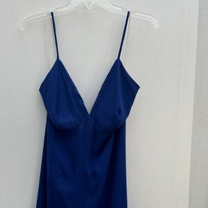 Elegant Blue Maxi Dress